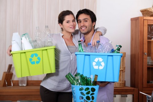 Satisfied customers after successful loft clearance