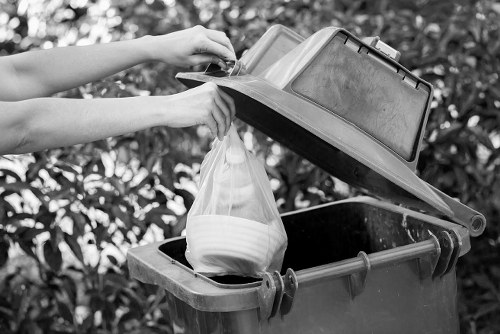 Commercial recycling programs in New Cross
